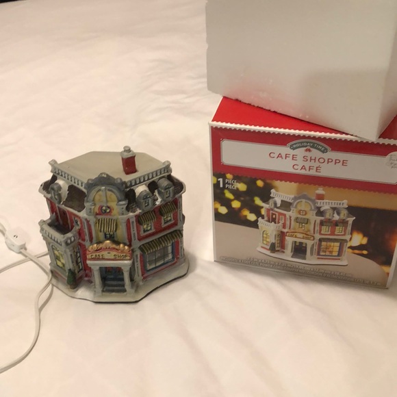 Holiday Time Other - HOLIDAY TIME CAFE SHOPPE CAFE CHRISTMAS VILLAGE